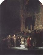 REMBRANDT Harmenszoon van Rijn Christ and the Woman Taken in Adultery Germany oil painting artist